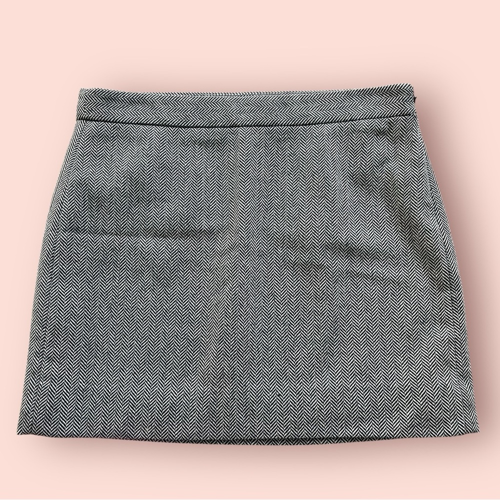 GAP Herringbone Wool Mini‎ Skirt